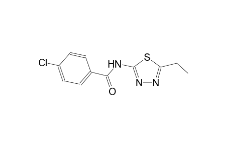 4-chloro-N-(5-ethyl-1,3,4-thiadiazol-2-yl)benzamide