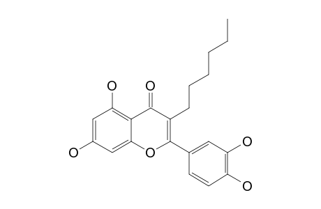 3-HEXYL-3',4',5,7-TETRAHYDROXYFLAVONE