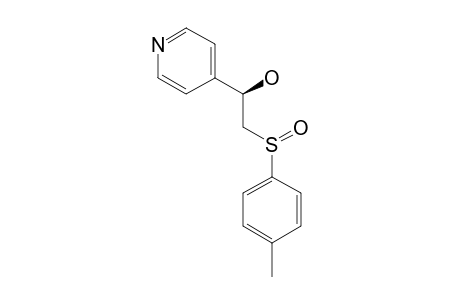 1-(4-PYRIDYL)-2-[(4-METHYLPHENYL)-SULFINYL]-ETHANOL;ISOMER-#2