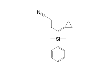 4-CYCLOPROPYLIDENE-4-(DIMETHYLPHENYLSILYL)-BUTYRONITRILE