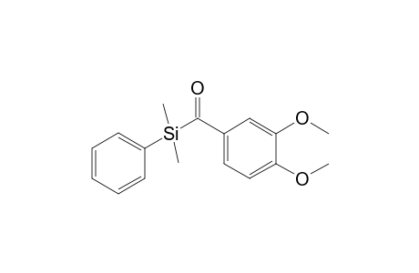 [(3',4'-Dimethoxybenzoyl)dimethylphenyl]silane