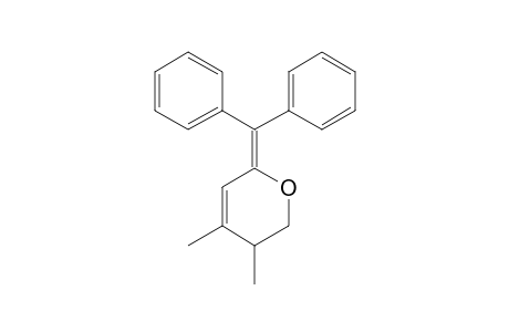 4,5-DIMETHYL-2-DIPHENYLMETHYLIDENE-5,6-DIHYDROPYRAN