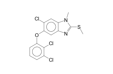 6-Chloro-5-(2,3-dichloro-phenoxy)-1-methyl-2-methylsulfanyl-1H-benzoimidazole