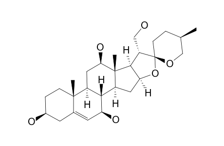 25-(R)-SPIROST-5-EN-3-BETA,7-BETA,12-BETA,21-TETRAOL