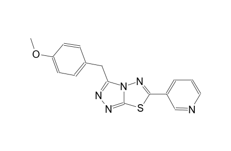 3-(4-methoxybenzyl)-6-(3-pyridinyl)[1,2,4]triazolo[3,4-b][1,3,4]thiadiazole