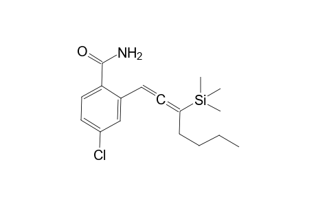 4-chloro-2-(3-trimethylsilyl-1,2-heptadien-1-yl)benzamide