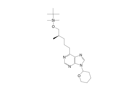 6-[(4S)-5-[[(1,1-DIMETHYLETHYL)-DIMETHYLSILYL]-OXY]-4-METHYLPENT-1-YL]-9-(TETRAHYDRO-2H-PYRAN-2-YL)-9H-PURINE