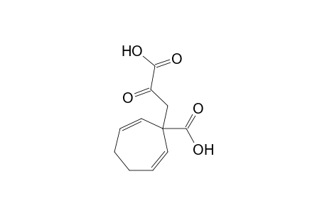 2,6-Cycloheptadiene-1-propanoic acid, 1-carboxy-.alpha.-oxo-