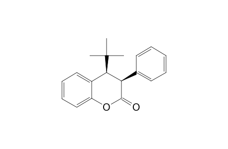 cis-3-Phenyl-4-tert-butyl-3,4-dihydro-coumarin