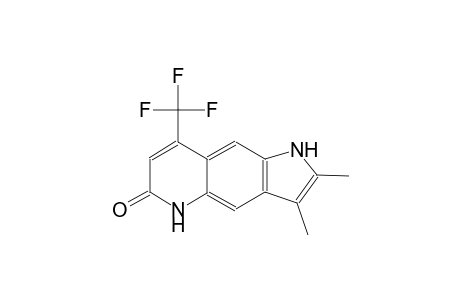 6H-pyrrolo[2,3-g]quinolin-6-one, 1,5-dihydro-2,3-dimethyl-8-(trifluoromethyl)-