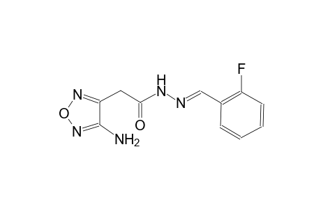 Acethydrazide, 2-(4-amino-3-furazanyl)-N2-(2-fluorobenzylidene)-