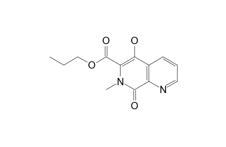 5-HYDROXY-6-PROPYLOXYCARBONYL-N-METHYL-1,7-NAPHTHYRIDIN-8(7H)-ONE