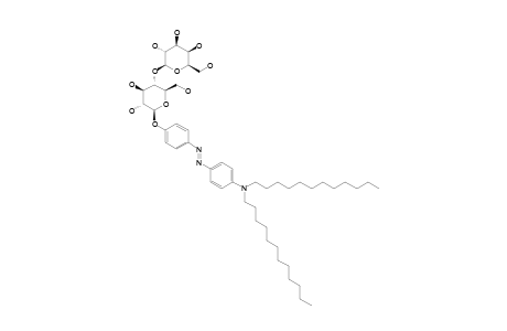 4-(4'-N,N-DIDODECYLAMINOPHENYLAZO)-PHENYL-4-O-BETA-D-GALACTOPYRANOSYL-BETA-D-GLUCOPYRANOSIDE