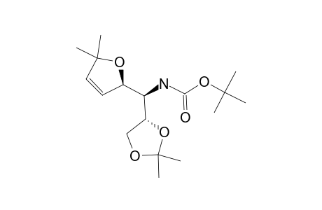 (2R,1'S,2'S)-2-(1'-TERT.-BUTOXYCARBONYLAMINO-2',3'-O-ISOPROPYLIDENEDIOXYPROPYL)-5,5-DIMETHYL-2,5-DIHYDROFURAN