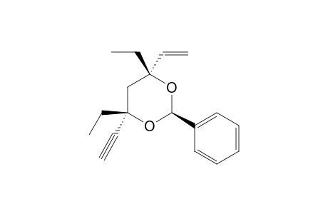 (4S,6R)-4,6-DIETHYL-4-ETHYNYL-2-PHENYL-6-VINYL-1,3-DIOXANE