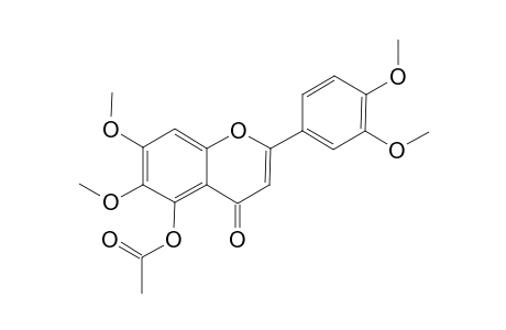 5-ACETOXY-6,7,3',4'-TETRAMETHOXYFLAVONE