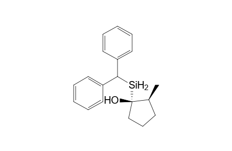 cis-1-(Diphenylmethylsilyl)-2-methylcyclopentanol