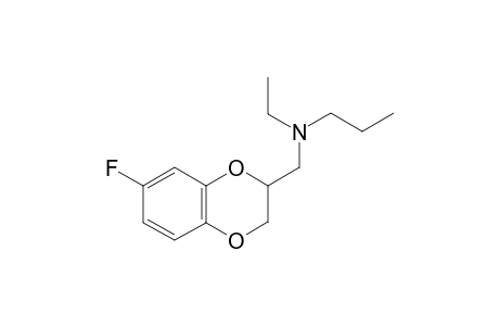 N-ethyl-N-[(7-fluoro-2,3-dihydro-1,4-benzodioxin-2-yl)methyl]propan-1-amine