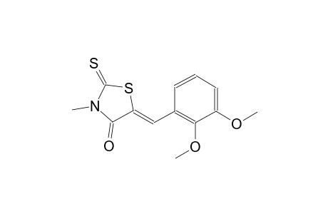 (5Z)-5-(2,3-dimethoxybenzylidene)-3-methyl-2-thioxo-1,3-thiazolidin-4-one