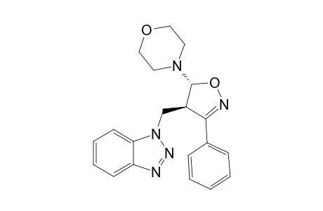 4-BENZOTRIAZOL-1-YL-METHYL-5-MORPHOLINO-3-PHENYL-4,5-DIHYDRO-ISOXAZOLE