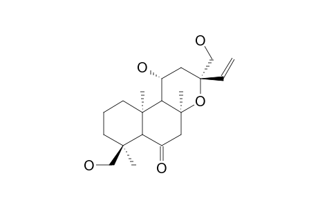 ENT-11-BETA,16,18-TRIHYDROXY-6-OXOMANOYL-OXIDE