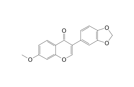 7-METHOXY-3',4'-METHYLENEDIOXYISOFLAVONE;PSEUDOBAPTIGENIN-METHYLETHER