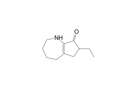 7-Ethyl-2,3,4,5,6,7-hexahydrocyclopent(b)azepin-8(1H)-one