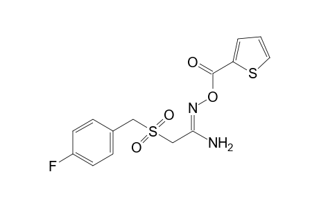 2-[(p-fluorobenzyl)sulfonyl]-O-(2-thenoyl)acetamidoxime