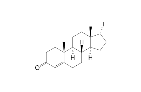 Androst-4-en-3-one, 17-iodo-, (17.alpha.)-