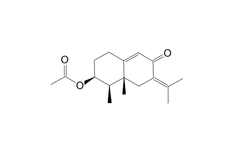 (3-S)-3-ACETOXYEREMOPHIL-7-(11),9-(10)-DIEN-8-ONE