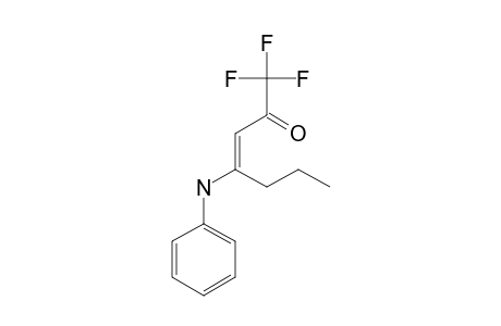 1,1,1-TRIFLUOROMETHYL-4-PHENYLAMINOHEPT-3-EN-2-ONE