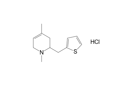 1,4-dimethyl-1,2,3,6-tetrahydro-2-(2-thenyl)pyridine, hydrochloride