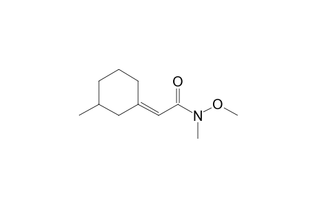 N-Methoxy-N-methyl-2-(3'-methylcyclohexylidene)acetamide