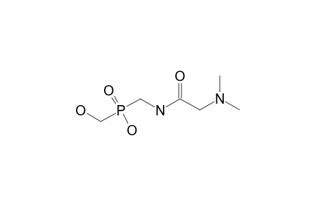 N-(N',N'-DIMETHYLGLYCYL)-(P-AMINOMETHYL)-(P-HYDROXYMETHYL)_PHOSPHINIC_ACID