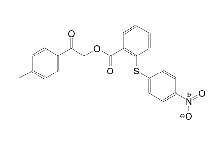 benzoic acid, 2-[(4-nitrophenyl)thio]-, 2-(4-methylphenyl)-2-oxoethyl ester