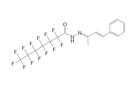 2,2,3,3,4,4,5,5,6,6,7,7,7-Tridecafluoro-N'-[(E,2E)-1-methyl-3-phenyl-2-propenylidene]heptanohydrazide