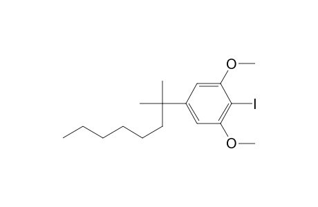 Benzene, 5-(1,1-dimethylheptyl)-2-iodo-1,3-dimethoxy-