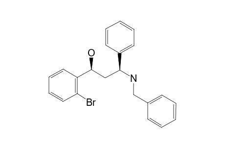 (1S*,3S*)-3-(BENZYLAMINO)-1-(2-BROMOPHENYL)-3-PHENYL-PROPAN-1-OL