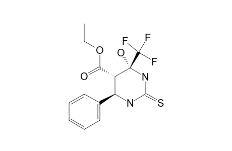 ETHYL-4-HYDROXY-2-THIOXO-4-TRIFLUOROMETHYL-6-PHENYLHEXAHYDRO-PYRIMIDINE-5-CARBOXYLATE