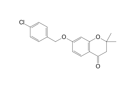 7-[p-Chlorobenzyloxy]-2,2-dimethyl-4-chromanone