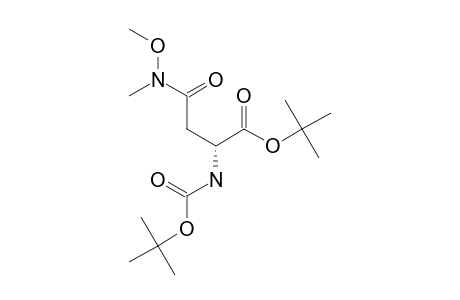 N-TERT.-BUTOXYCARBONYL-L-ASPARTIC-ACID-ALPHA-TERT.-BUTYLESTER-BETA-N-METHOXY-N-METHYLAMIDE