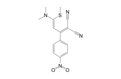 (E)-1,1-DICYANO-4-(DIMETHYLAMINO)-4-(METHYLTHIO)-2-(4-NITROPHENYL)-1,3-BUTADIEN