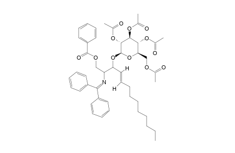 O-(2,3,4,6-TETRA-O-ACETYL-BETA-D-GLUCOPYRANOSYL)-(1->3)-(2S,3S,4E)-1-O-BENZOYL-2-[N-(DIPHENYLMETHYLENE)-AMINO]-4-TRIDECEN-3-OL