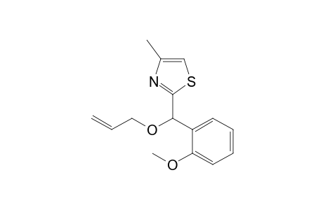 2-[(2-methoxyphenyl)-prop-2-enoxy-methyl]-4-methyl-1,3-thiazole