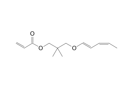 (5E,7Z)-2,2-Dimethyl-4-oxanona-5,7-dienyl acrylate