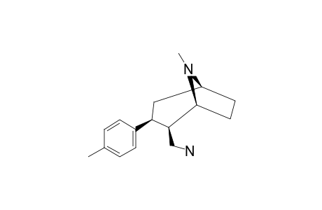 2-BETA-AMINOMETHYL-3-BETA-(4-METHYLPHENYL)-AZABICYCLO-[3.2.1]-OCTANE