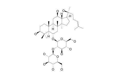 GINSENOSIDE-RF;6-O-[BETA-D-GLUCOPYRANOSYL-(1->2)-BETA-D-GLUCOPYRANOSYL]-3-BETA,6-ALPHA,12-BETA,20-BETA-TETRAHYDROXY-DAMMAR-24-ENE