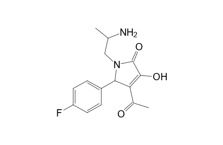 4-Acetyl-1-(2-aminopropyl)-5-(4-fluorophenyl)-3-hydroxy-2,5-dihydro-1H-pyrrol-2-one