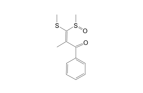 2-METHYL-3-METHYLSULFINYL-3-METHYLTHIO-1-PHENYL-2-PROPEN-1-ONE