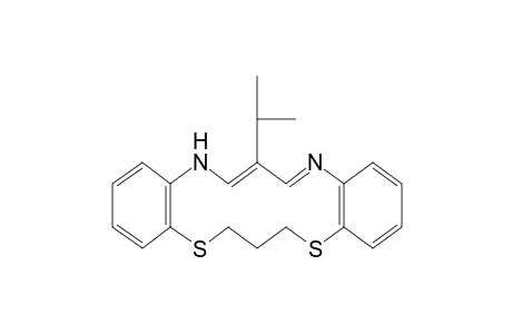 7,8-DIHYDRO-16-ISOPROPYL-6H,14H-DIBENZO[b,i][1,11,4,8]-DITHIADIAZACYCLOTETRADECINE